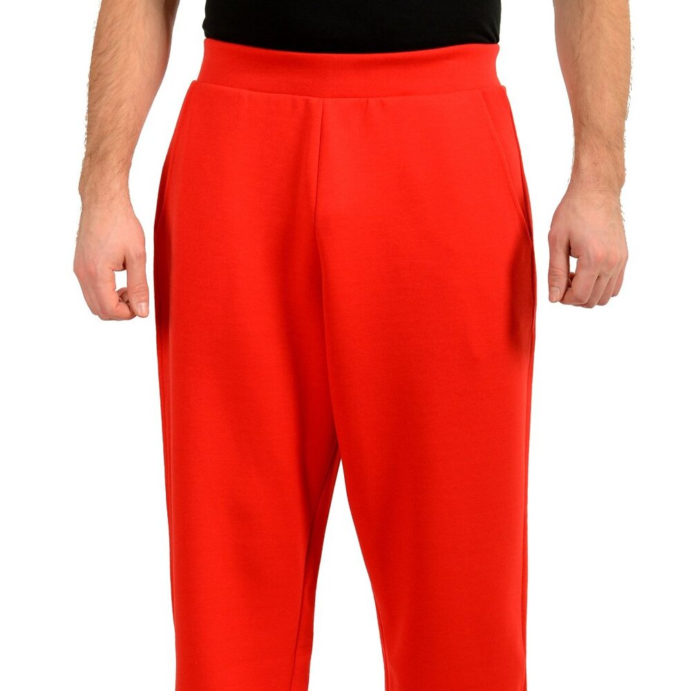 Scuderia Ferrari Men's Red "Double Face Lanyard" Joggers Pants US L IT 52